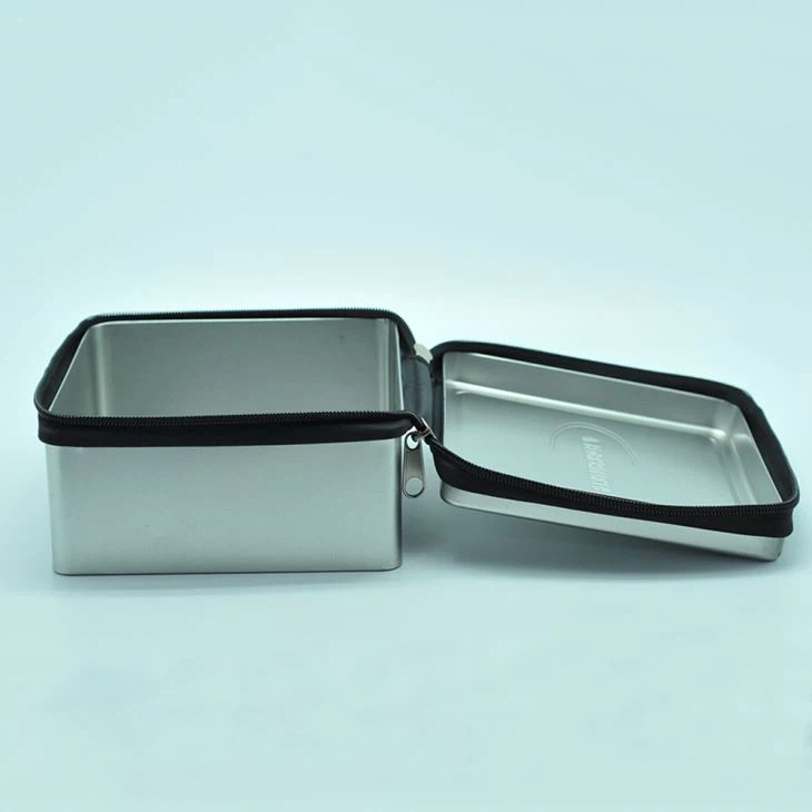 Photo Embossed 4C Tin Zipper Case For Tool